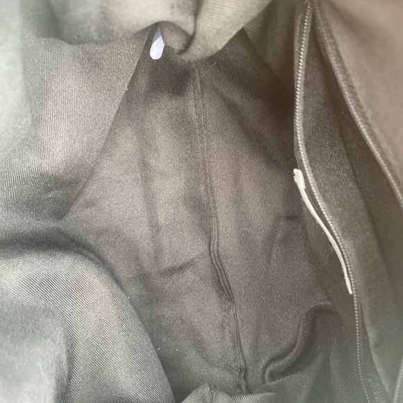 Anthropologie Black Woven Satchel with Butterfly Charm - Picture 6 of 7